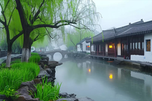 江南小河边钓鱼听苏州评弹 全场